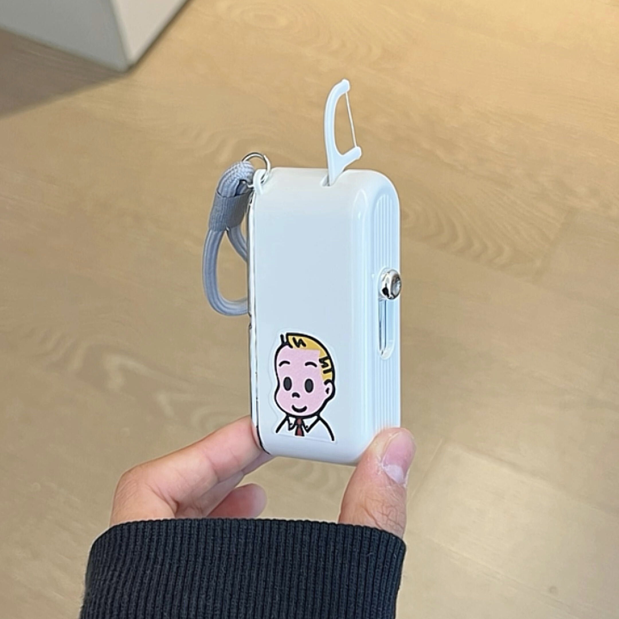 原田治牙線盒自動彈出便攜式