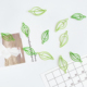 绿色树叶回形针叶子造型曲别针小礼物手账装 饰回型针可爱12枚