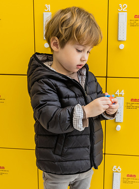 儿童羽绒服轻薄款女童90白鸭绒宝宝女童羽绒服童装保暖外套18655