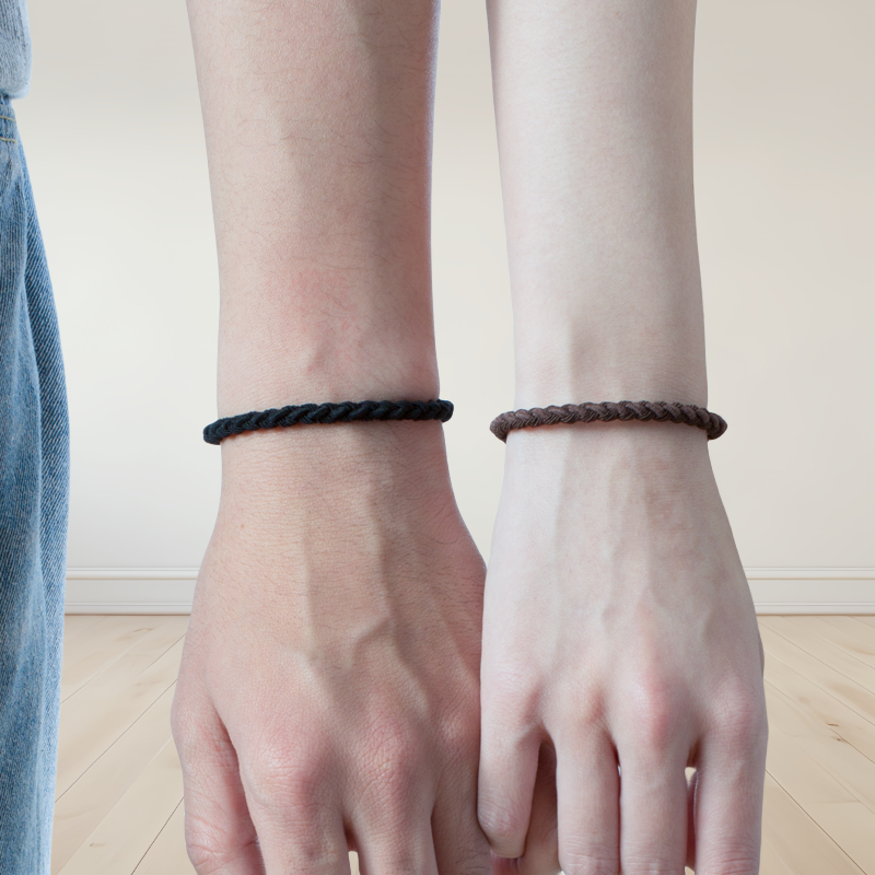 小皮筋送给男朋友小皮套小祖宗皮筋ins一对男生手腕手链式头绳女