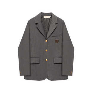 小个子JK制服韩版 秋季 学院风三粒扣西服外套 春秋款 2024新款