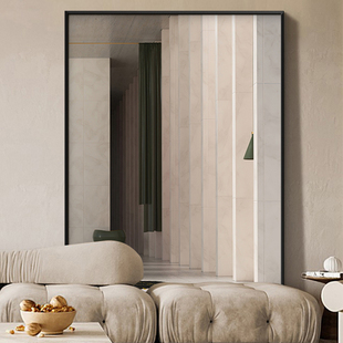 意式极简风景建筑空间延伸感大副气沙发背景墙装饰画入户玄关挂画