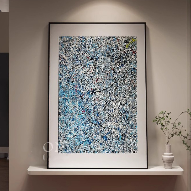 溪乐抽象线 线条客厅装饰画 画现代简约大气轻奢沙发背景墙卧室饭