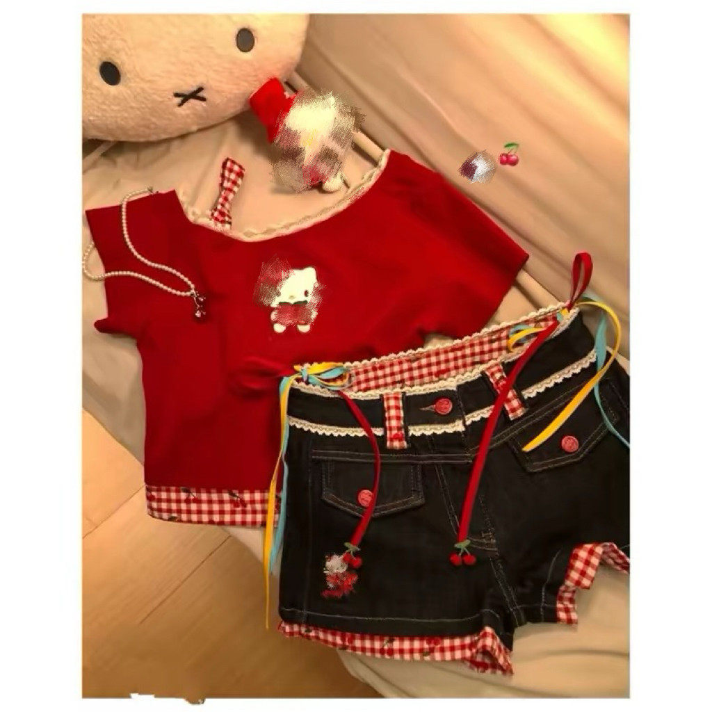 欧洲站女童夏装卡通短袖