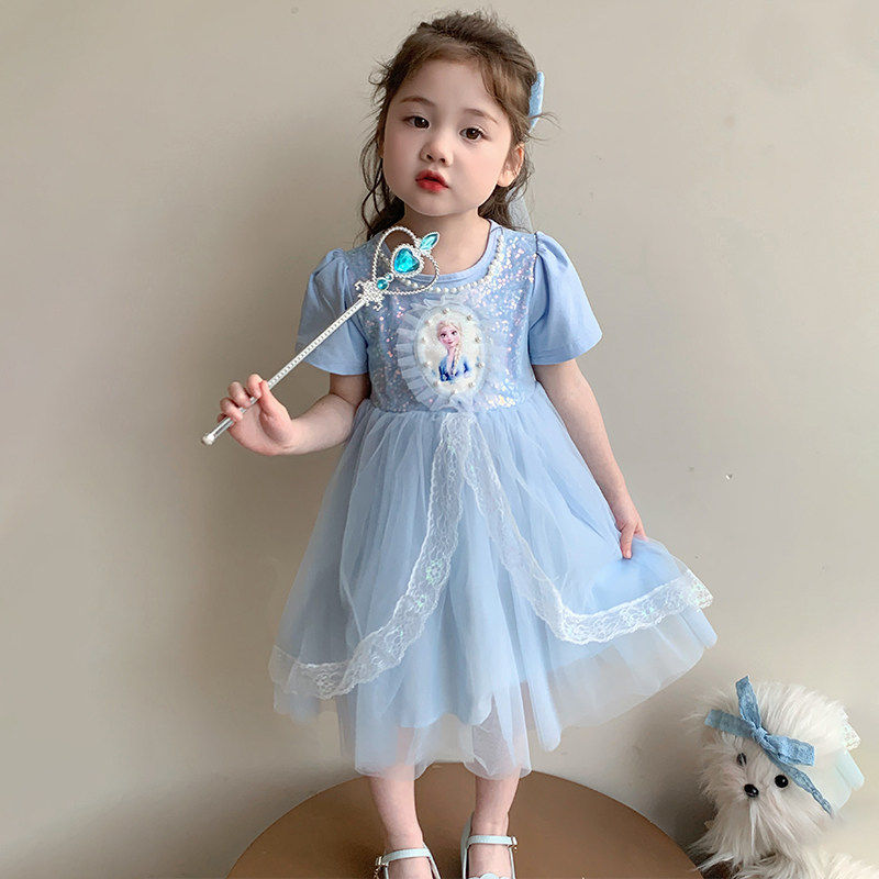 欧洲站女童夏装洋装2026
