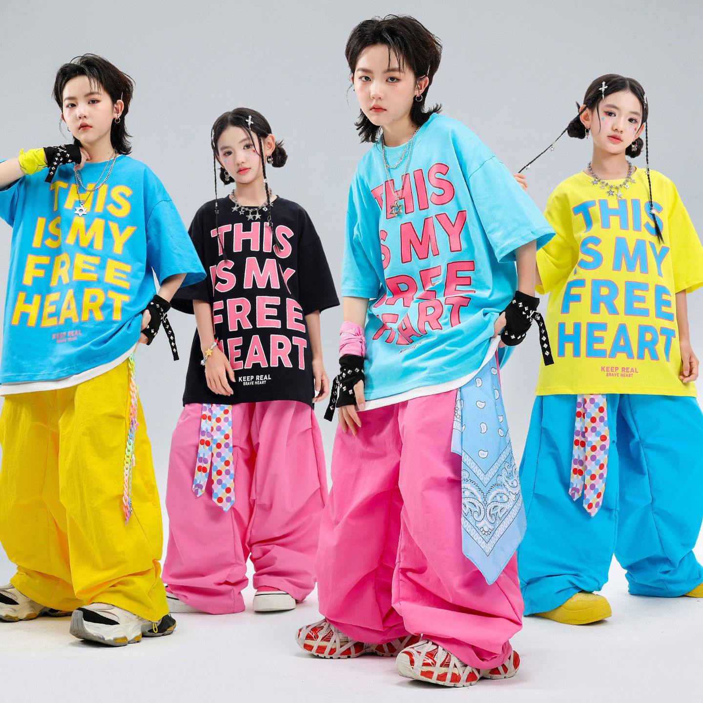 欧洲站街舞儿童潮服小学