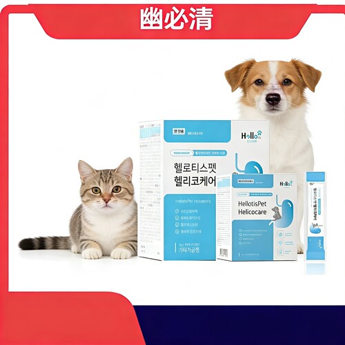 幽必清狗狗猫咪幽门杆菌感染猫吐拉胃损伤肠胃不舒宠幽安