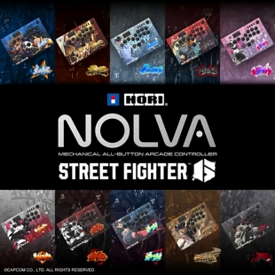 HORI NOLVA hitbox 索尼官方授权街霸6 IP版春丽嘉米豪鬼全按键街机控制器格斗竞技游戏 PS5电脑PC街霸6专用