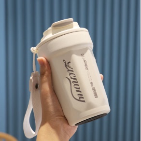 女生高颜值智能咖啡杯真空保温杯便携随行水杯礼品杯子