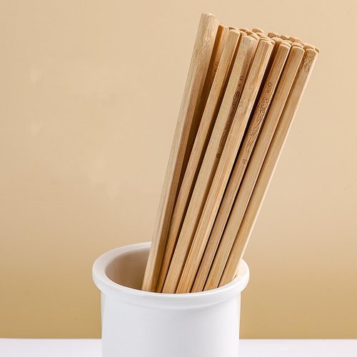 新款餐饮竹木筷家用厨房无漆无蜡竹筷子高档酒店饭店用炭化筷