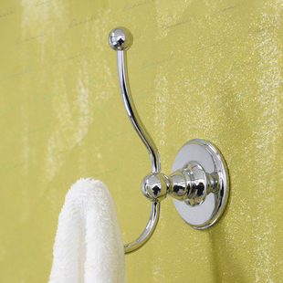 衣钩别墅卫生间毛巾钩 复古浴室挂钩铜美式 banmell免钉免打孔 法式