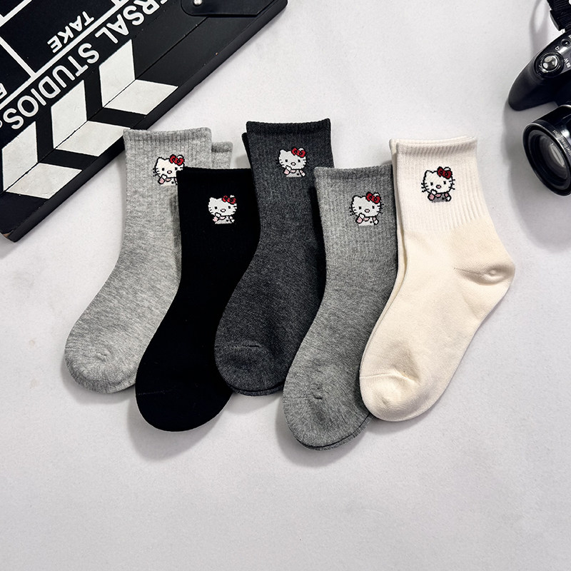 爱滴嗒儿童袜加厚女童长筒袜女孩秋冬纯棉男童保暖袜冬季宝宝中筒