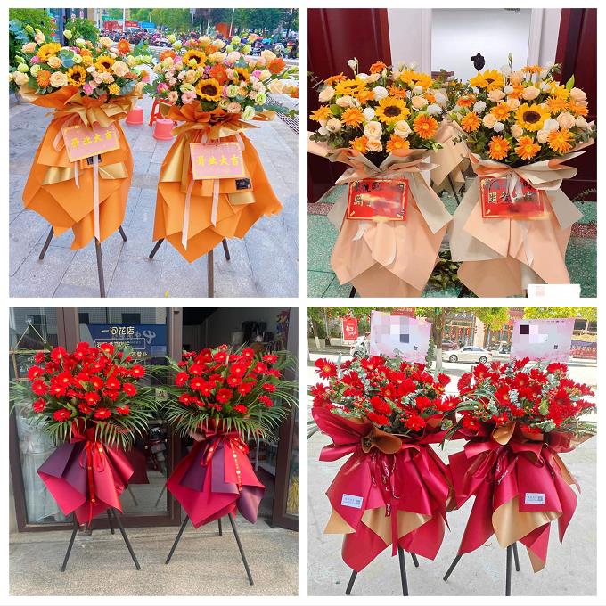 新店开张开业花篮四川南充市顺庆区高坪区嘉陵区同城速递鲜花庆典