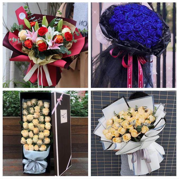 520情人节红玫瑰鲜花生日花束山东济南市历下区市中区槐荫区同城