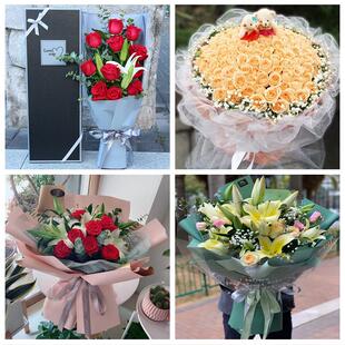 520情人节红玫瑰鲜花生日花束北京市昌平区南邵崔村镇百善镇同城