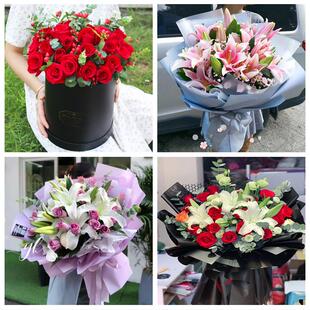 520情人节红玫瑰鲜花生日花束湖南益阳市桃江县安化县沅江市同城