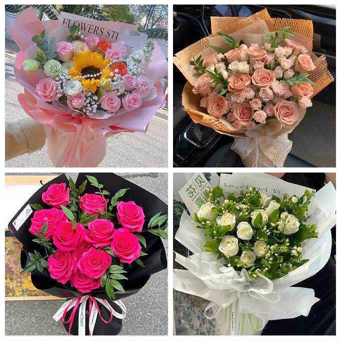 99朵玫瑰花束妇女节向日葵生日鲜花陕西咸阳市三原泾阳礼泉县乾县