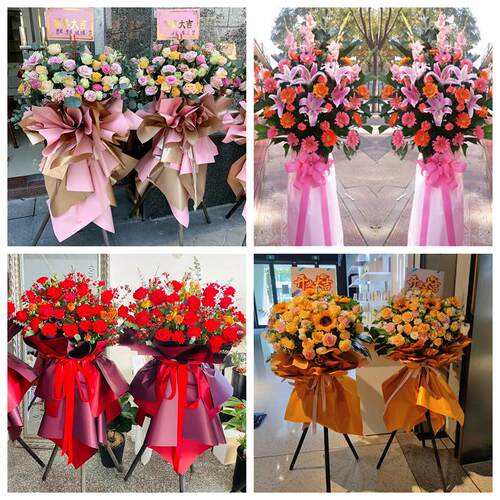 新店开张开业花篮鲜花山东潍坊市潍城寒亭坊子奎文区同城速递上门