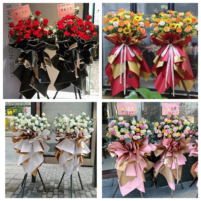 新店开张开业花篮鲜花同城速递上门山东济宁泗水梁山县曲阜邹城市