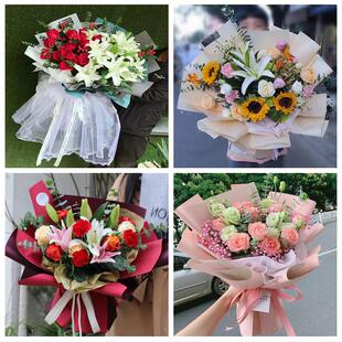 520情人节红玫瑰鲜花生日花束上海浦东新区花木川沙新高桥镇同城