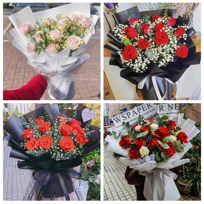 生日妇女节红玫瑰鲜花表白花束广东湛江市廉江市雷州市吴川市同城