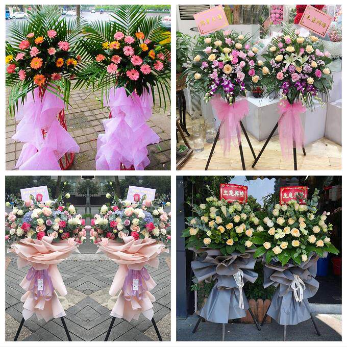 同城鲜花店送朋友新店公司开业花篮山东济南市历下区市中区槐荫区