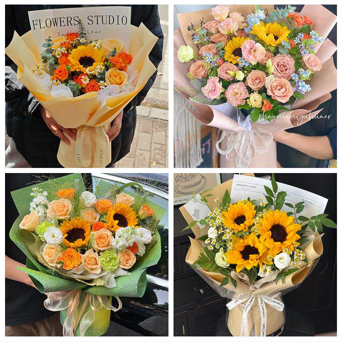 99朵玫瑰花束妇女节向日葵生日鲜花宁夏中卫市沙坡头区中宁海原县