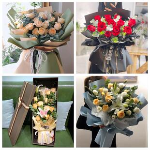 520情人节红玫瑰鲜花生日花束庆阳市西峰区庆城县华池县环县同城