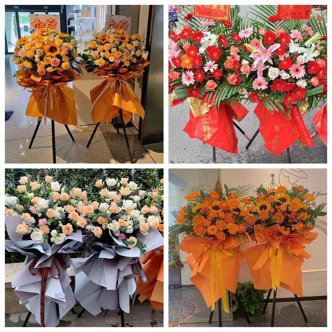 新店开张开业花篮鲜花四川乐山市夹江县沐川县峨边县同城速递上门