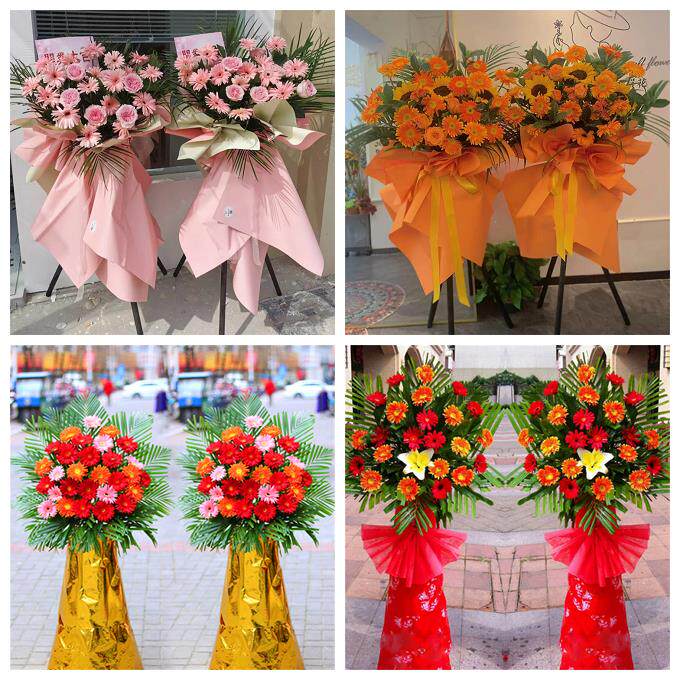 新店开张开业花篮山东淄博周村区桓台高青沂源县同城速递鲜花庆典