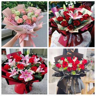 520情人节红玫瑰鲜花生日花束山东烟台长岛县龙口莱阳莱州市同城
