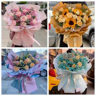 红玫瑰鲜花情人节生日表白花束礼物湖南衡阳市祁东县耒阳市常宁市