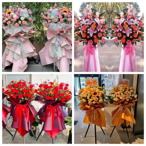 新店开张开业花篮上海杨浦区定海路平凉路江浦路同城速递鲜花庆典