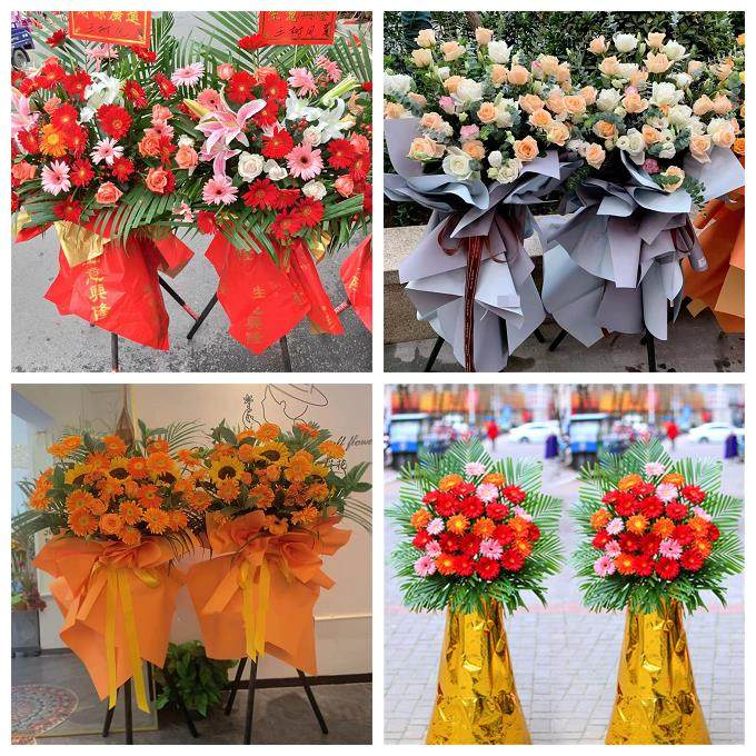 新店开张开业花篮河南新乡市红旗卫滨凤泉牧野区同城速递鲜花庆典