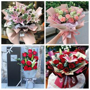 520情人节红玫瑰鲜花生日花束上海市徐汇区凌云路龙华漕河泾同城