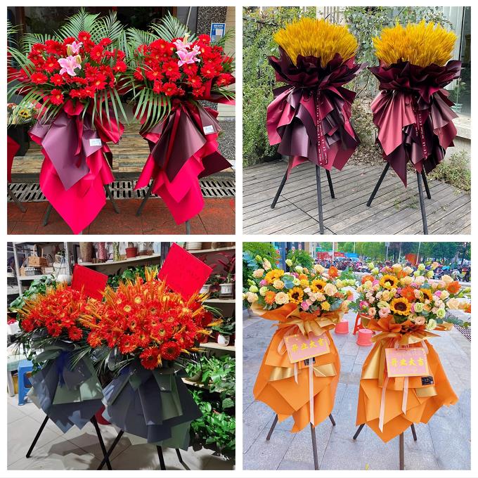 新店开张开业花篮河南郑州市中牟县巩义市荥阳市同城速递鲜花庆典