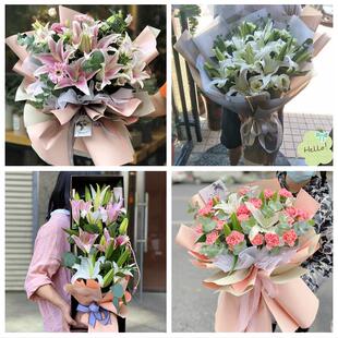 520情人节红玫瑰鲜花生日花束上海市普陀区曹杨新村长风新村同城