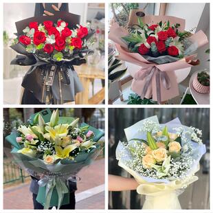 520情人节红玫瑰鲜花生日花束河北衡水市桃城区冀州市枣强县同城