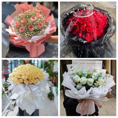 鲜花99朵玫瑰花束北京市顺义区胜利光明街仁和镇同城实体花店配送