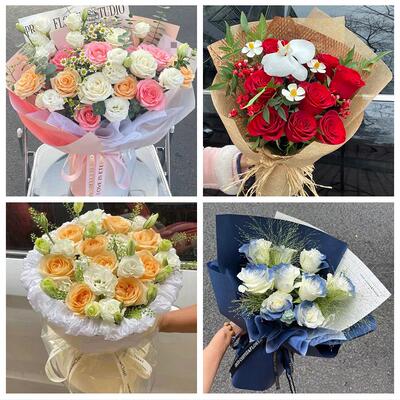 99朵玫瑰花束妇女节向日葵生日鲜花广东江门市台山开平鹤山恩平市