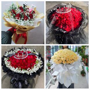 生日妇女节红玫瑰鲜花表白花束云南大理州大理市漾濞县祥云县同城