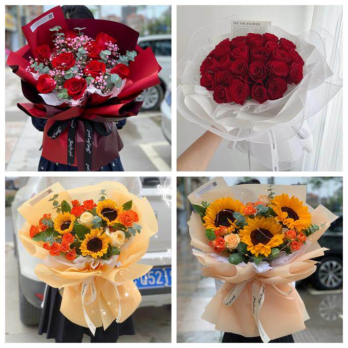 红玫瑰鲜花情人节生日表白花束礼物广东江门市蓬江区江海区新会区