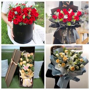 520情人节红玫瑰鲜花生日花束湖南衡阳市祁东县耒阳市常宁市同城