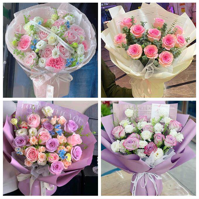 99朵玫瑰花束妇女节向日葵生日鲜花广西桂林市灵川全州兴安永福县