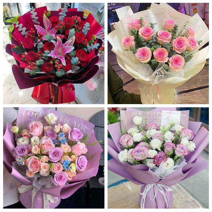 99朵玫瑰花束妇女节向日葵生日鲜花上海市普陀区万里长寿路甘泉路