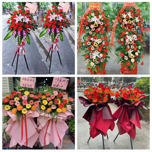 新店开张开业花篮鲜花同城速递上门广西贵港市港北区港南区覃塘区