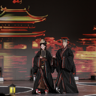 卿如故汉服复原战国袍