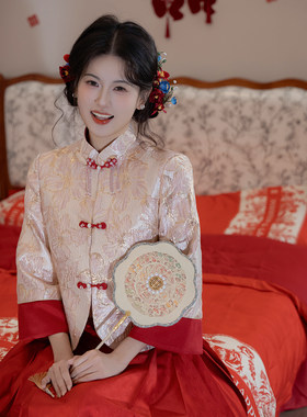 卿如故汉服新中式结婚套装