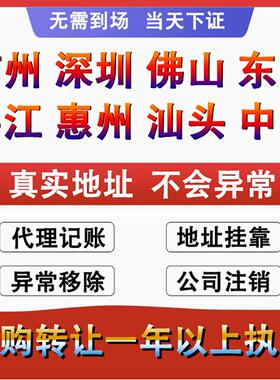 广东广州深圳个体工商户营业执照代办理公司注册注销年报核定征收