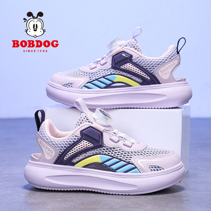 巴布豆童鞋女童凉鞋2024爆款夏季运动洋气包头公主中大童儿童鞋子